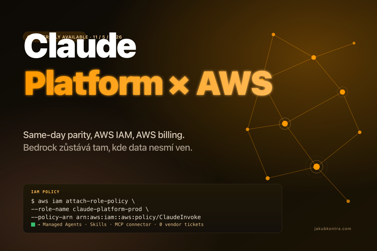 Claude Platform on AWS is GA: same-day parity, AWS IAM, AWS billing
